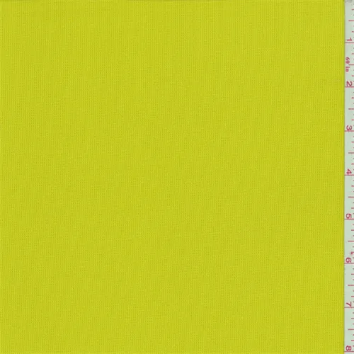 1 3/8 YD PC-Citron Green Polyester Activewear Fabric