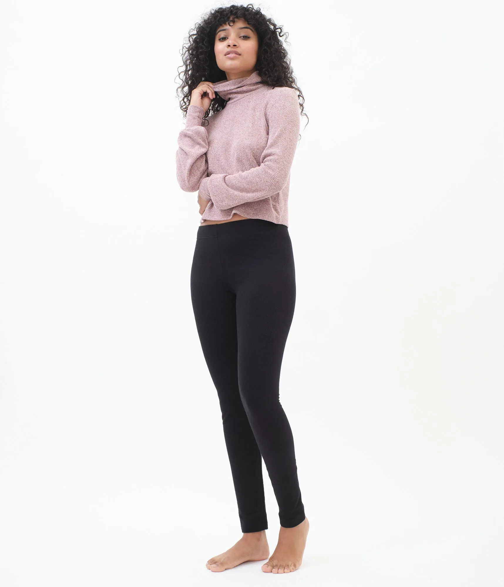 Aeropostale High-Rise Stretch Fleece Leggings