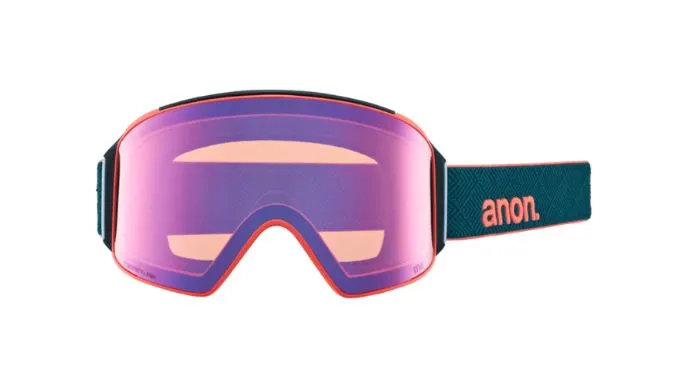 Anon M4 Cylindrical Snow Goggles   Bonus Lens   MFI® Face Mask