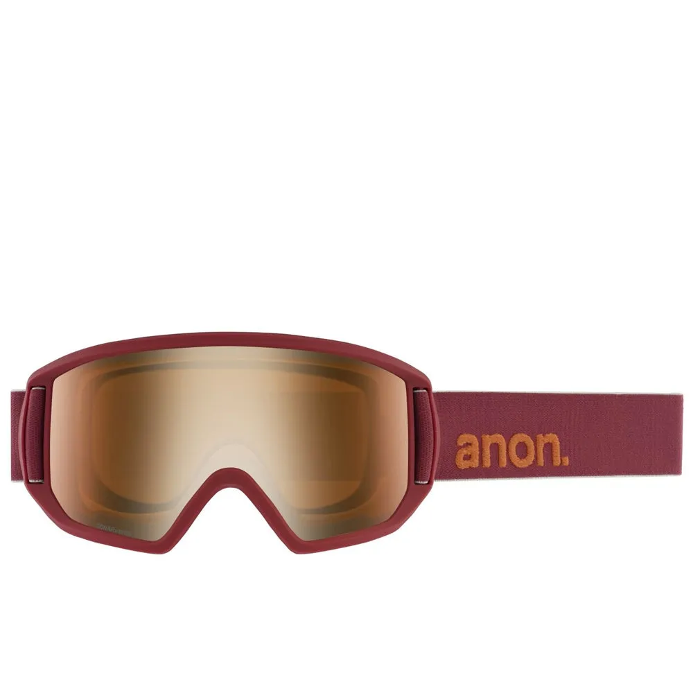 Anon Relapse Snowboard/Ski Goggles  - Maroon/Sonar Bronze