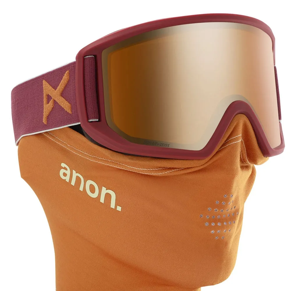 Anon Relapse Snowboard/Ski Goggles  - Maroon/Sonar Bronze