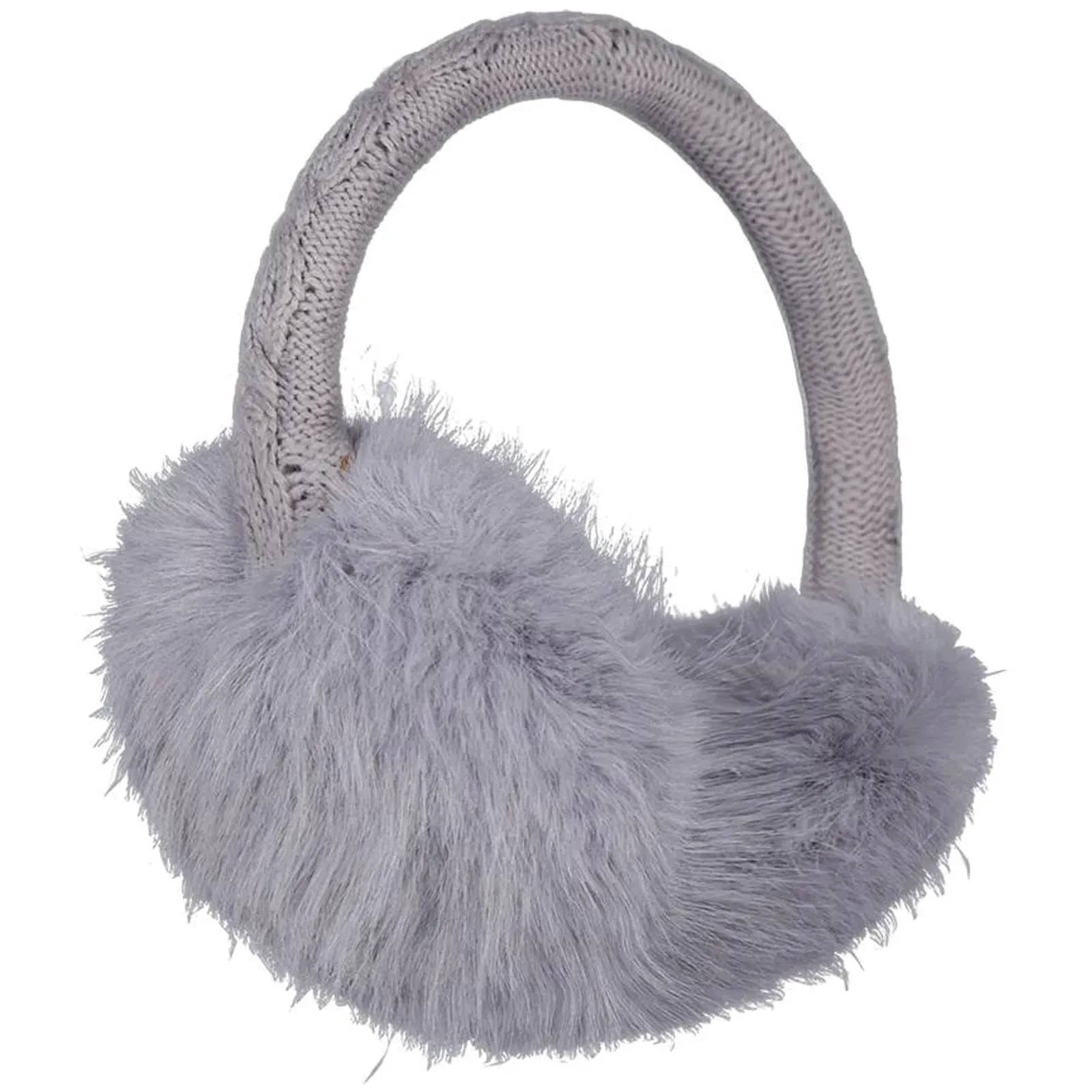 Barts Womens Faux Fur Cable Knit Earmuffs