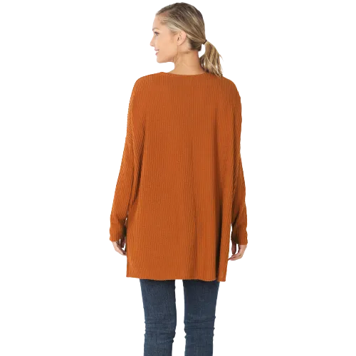 Brushed Thermal Hi-Low Tunic