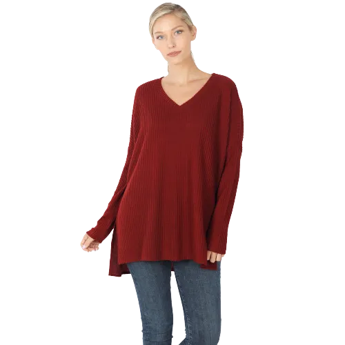 Brushed Thermal Hi-Low Tunic