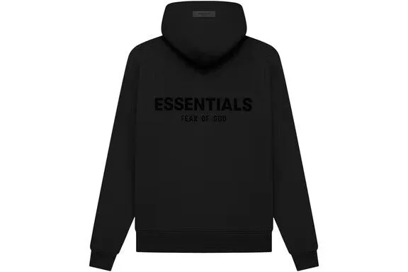 Fear Of God Essentials Hoodie Stretch Limo Black (SS22)