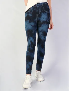 Fleece Lined Legging Tie Dye