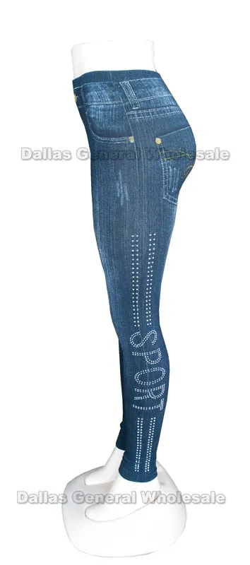 Girls Fashion Pull On Jeggings Wholesale