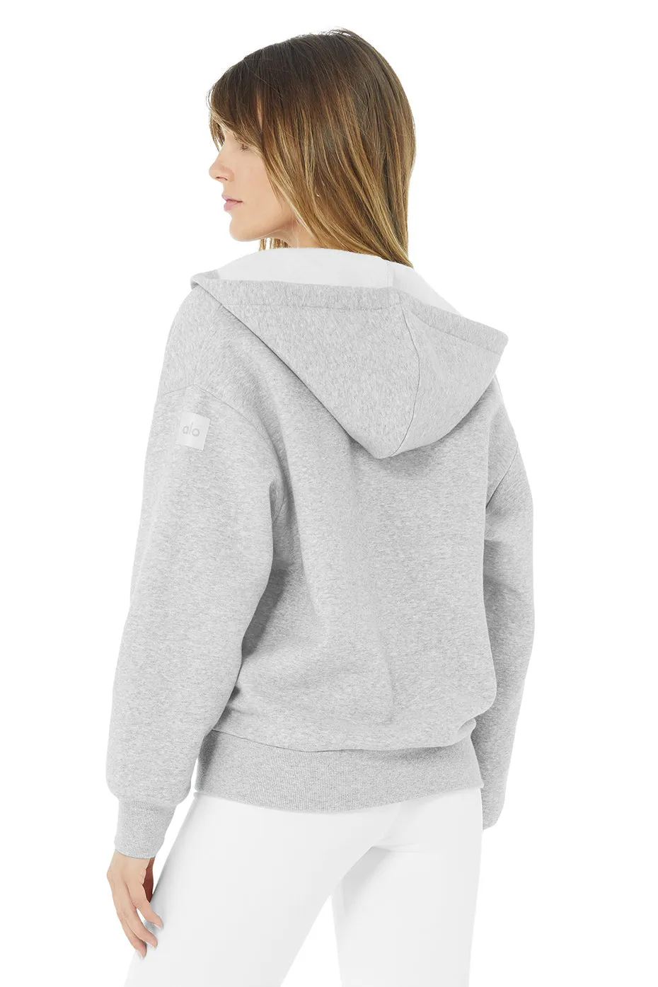 Hype Full Zip Hoodie - Athletic Heather Grey