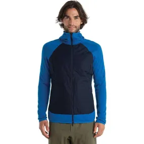 Icebreaker Men's Merino Quantum Hybrid LS Zip Hoodie