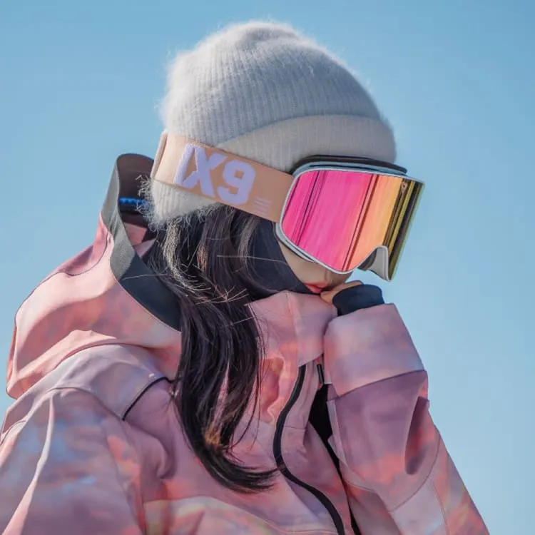 Ixnine IX3-23 Snow Goggles-PEACH FUZZ [Korean Brand]