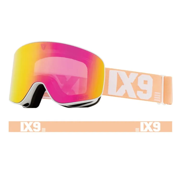 Ixnine IX3-23 Snow Goggles-PEACH FUZZ [Korean Brand]