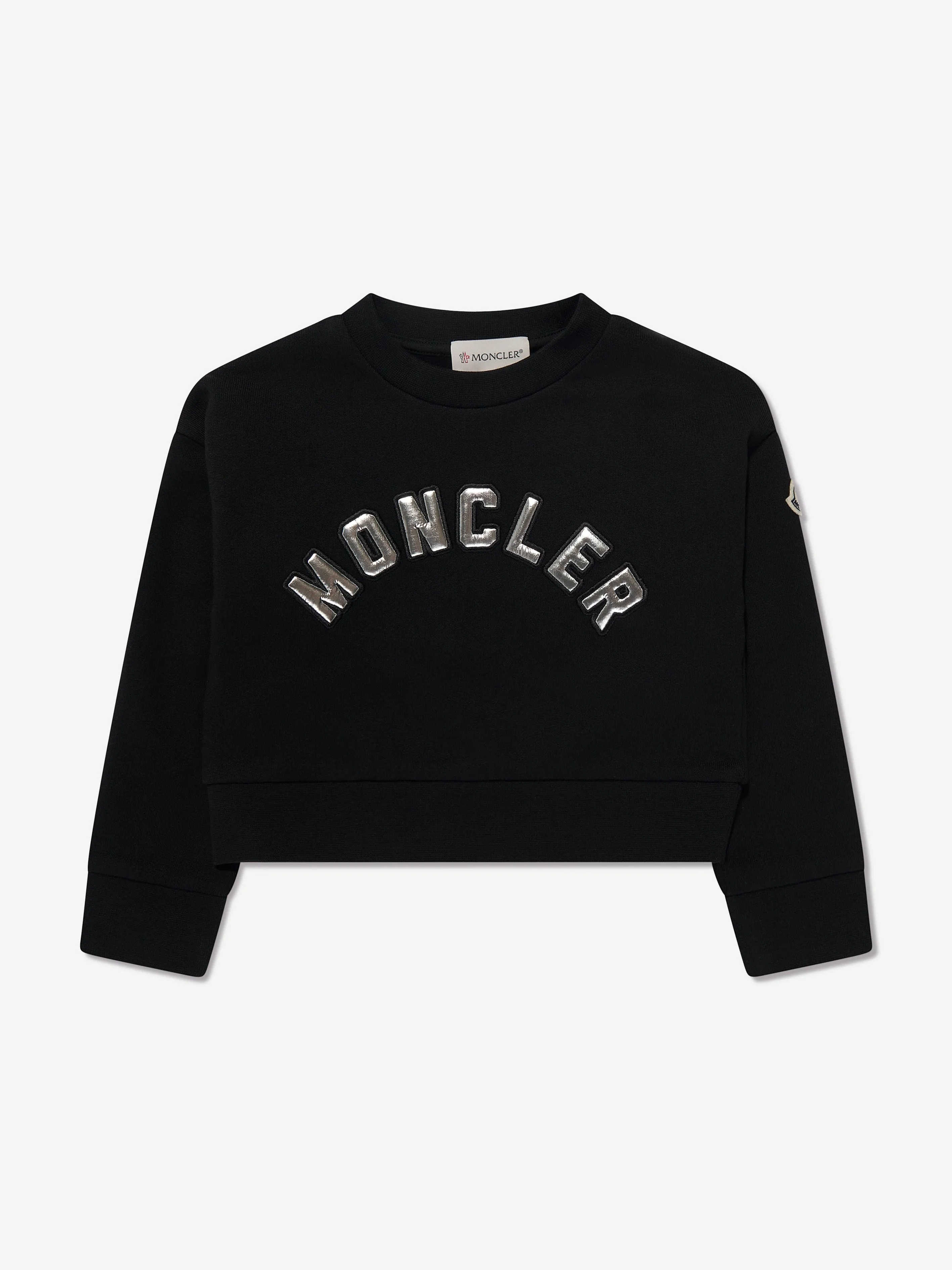 Moncler Enfant Girls Sweatshirt And Leggings Set in Black