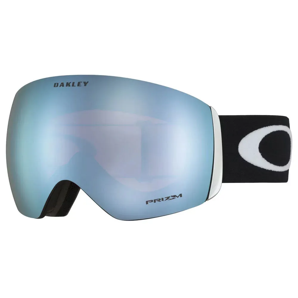 Oakley Flight Deck M Snow Goggles - Black With Prizm Sapphire Lens