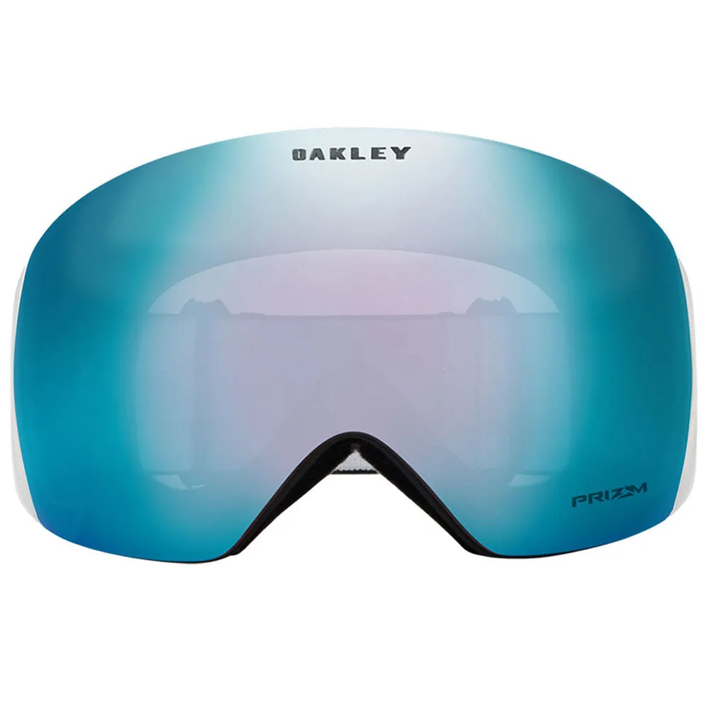 Oakley Flight Deck M Snow Goggles - Black With Prizm Sapphire Lens