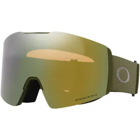 Oakley OO7099-64 Fall Line Goggles Prizm Sage Gold Iridium Lenses Matte Dark Brush Strap -