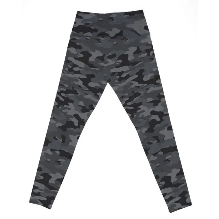 Patterned Fleece-lined Leggings