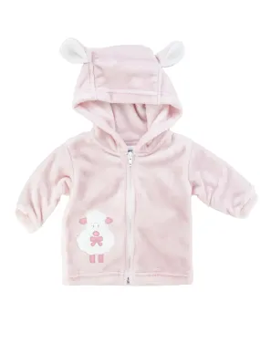 Pink Plush Lamb Hoodie