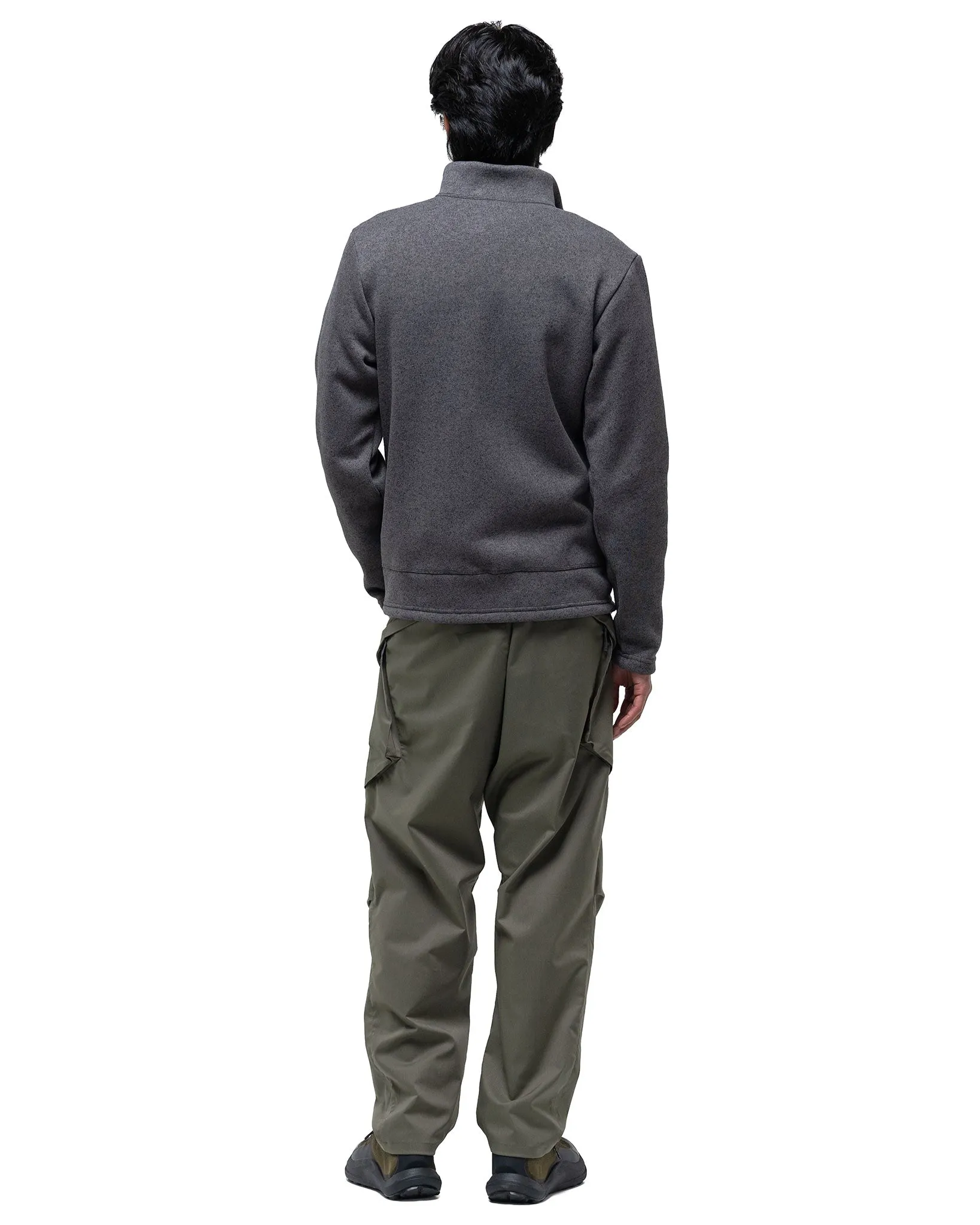 Poutnik Monk Full Zip Sweater Ash Grey Melange