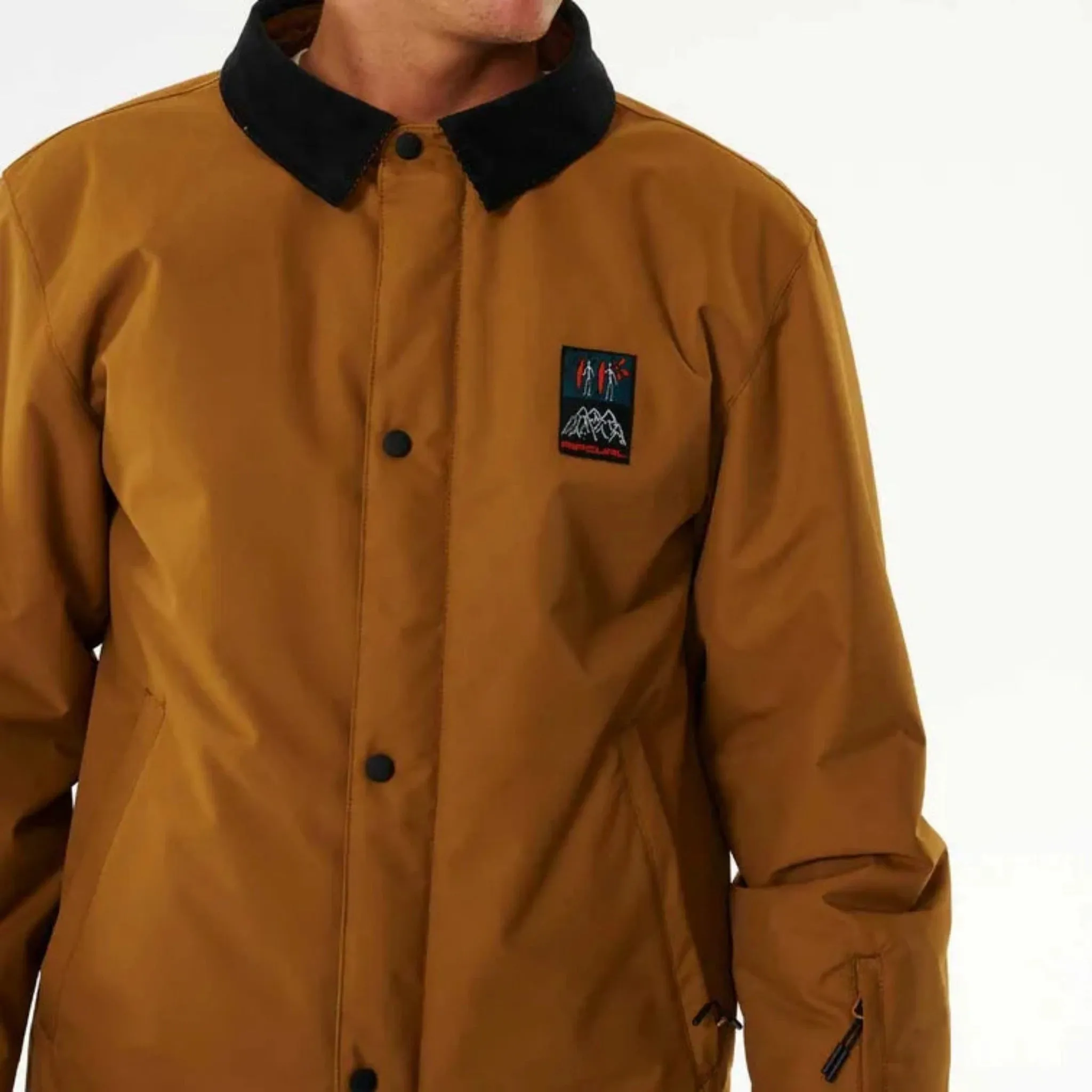 Rip Curl Coaches Snow Jacket - Gold