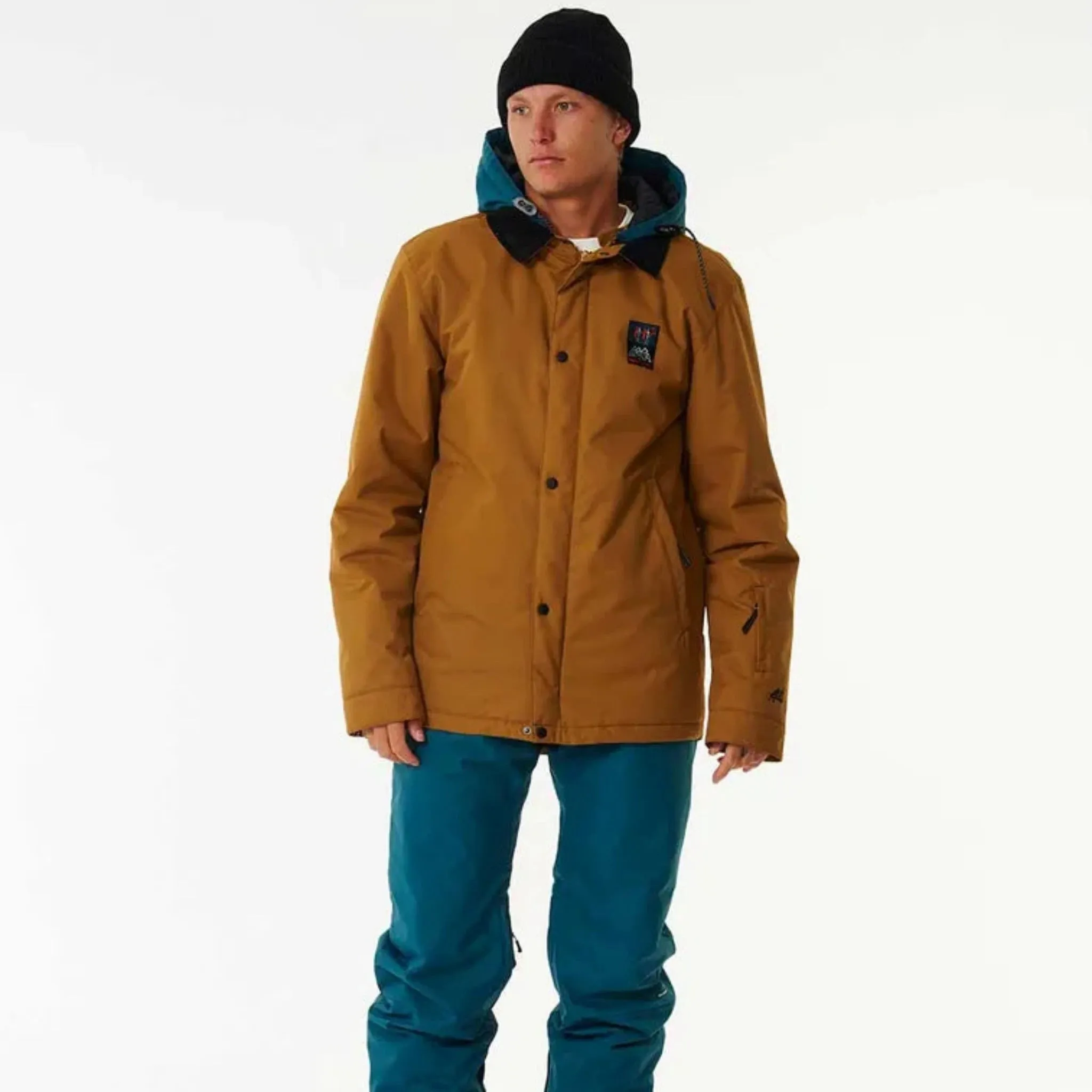 Rip Curl Coaches Snow Jacket - Gold