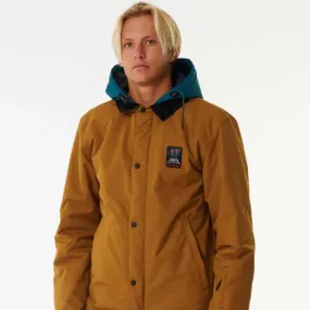 Rip Curl Coaches Snow Jacket - Gold