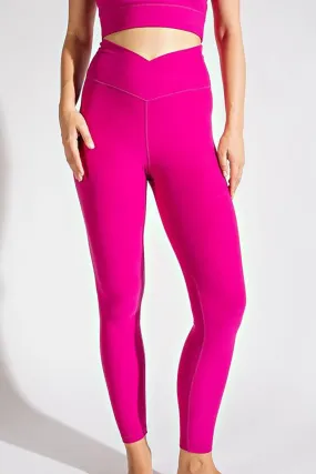 SALE! Plus Size Raspberry Vera V Waist Butter Leggings