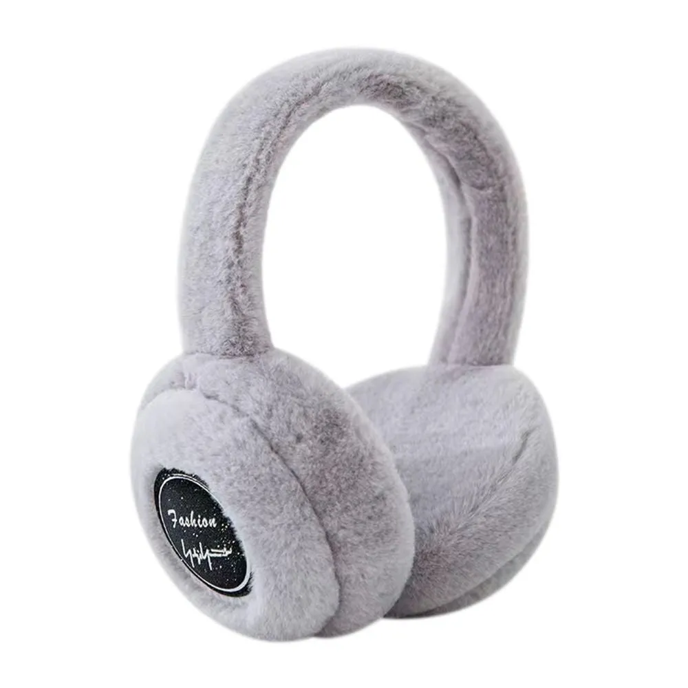 Soft Plush Ear Warmer Winter Warm Earmuffs for Women Men Fashion Solid Color Earflap Outdoor Cold Protection Ear-Muffs Ear Cover