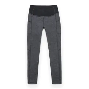 The Harper Legging in Indigo Melange Fleece