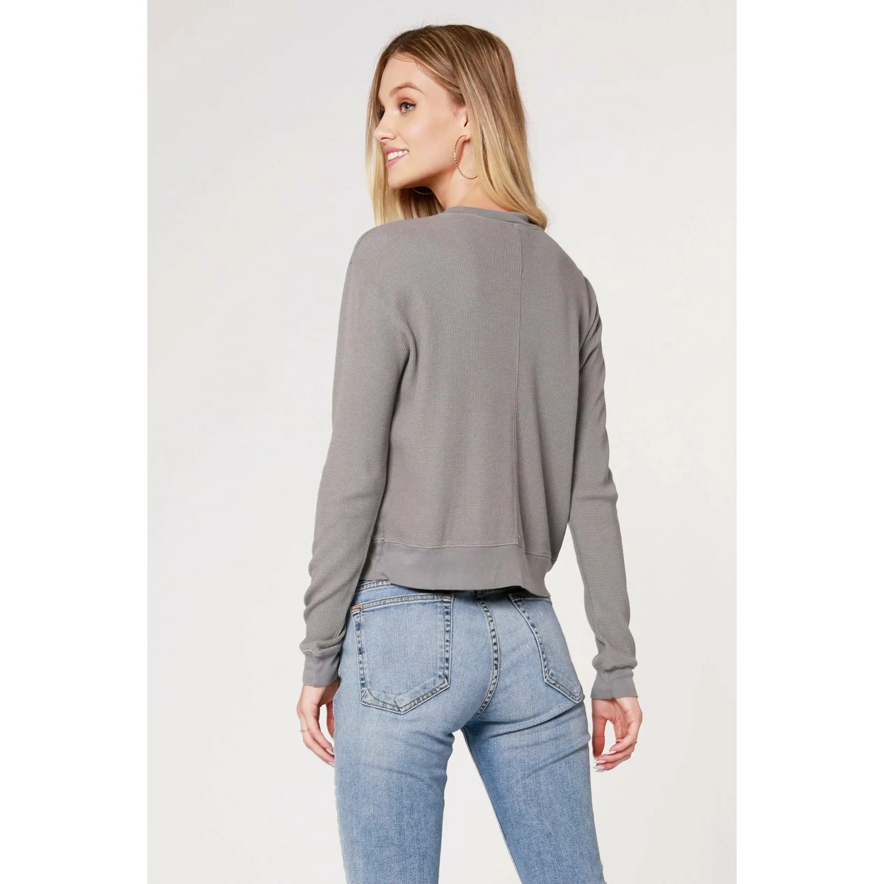 Thermal Boxy Long Sleeve Top