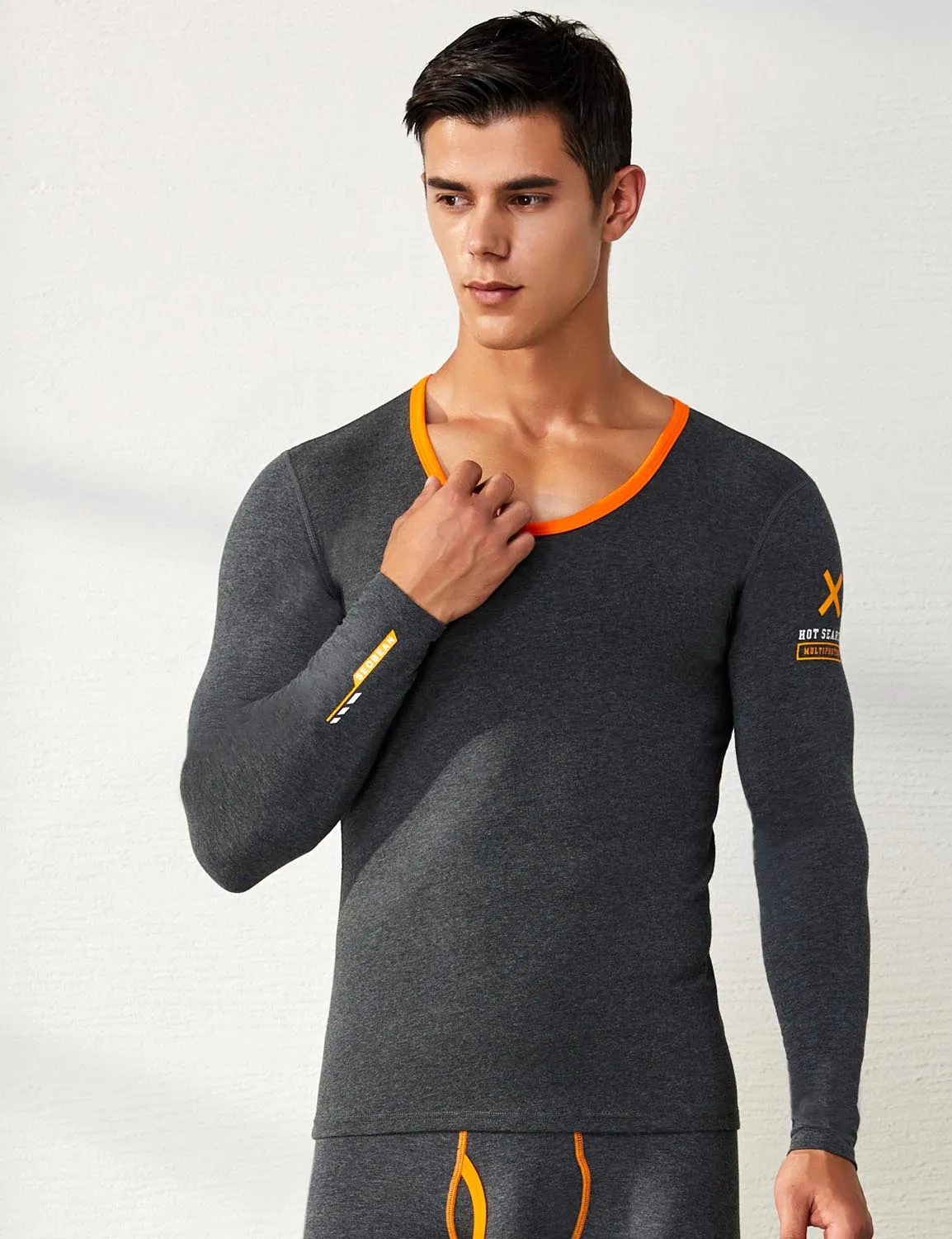 Thermal Crew Neck Baselayer Long Sleeve Tops 81201