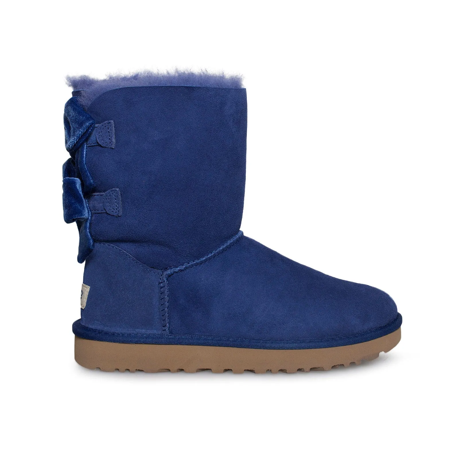 UGG Bailey bow II Velvet Ribbon Sky Blue Boots