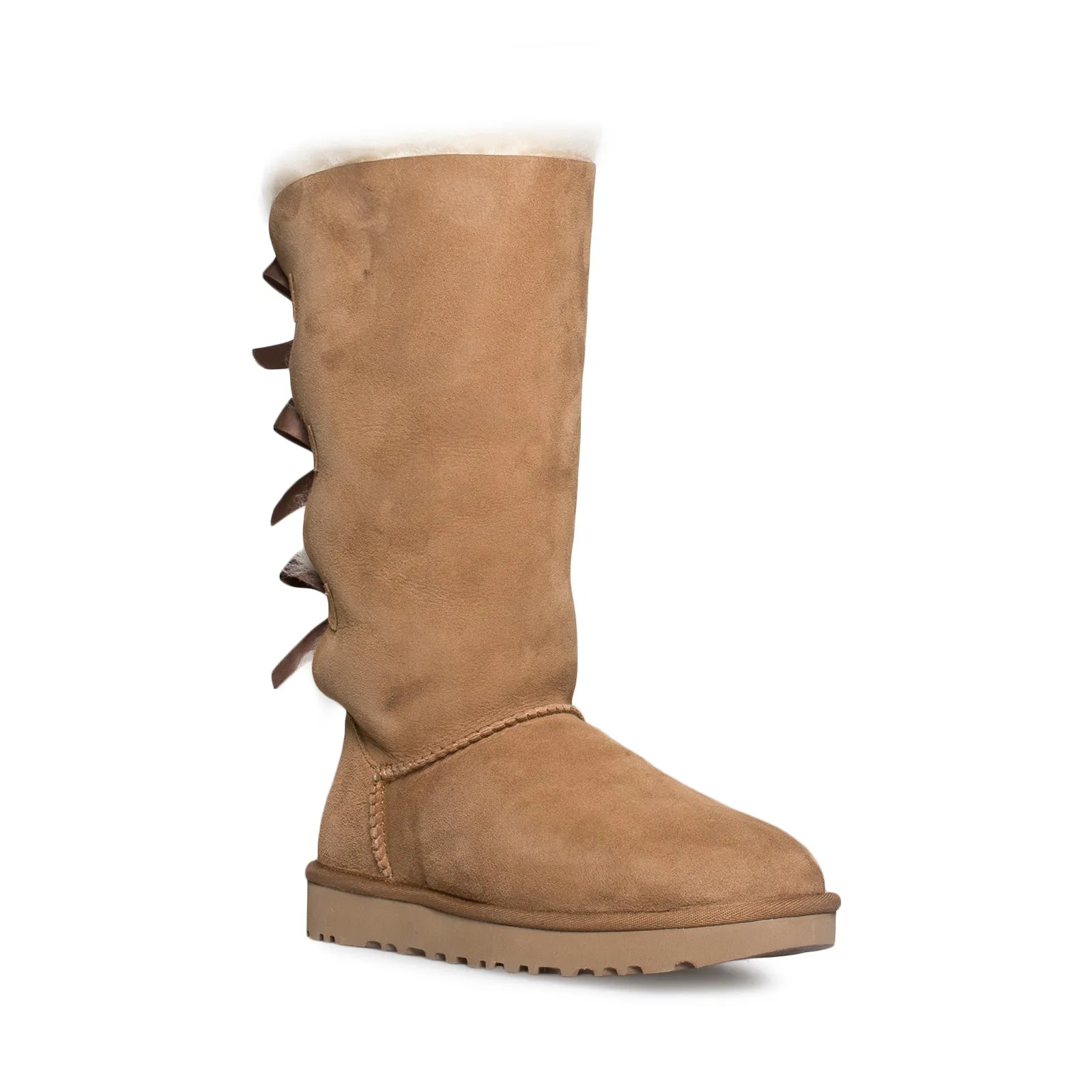 UGG Bailey Bow Tall II Chestnut Boots - Youth