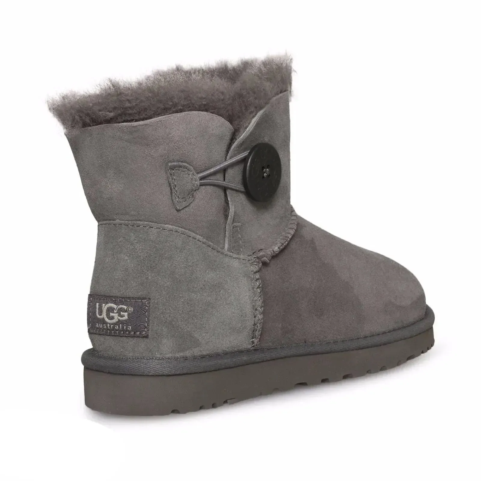 UGG Bailey Button Grey Boots - Youth