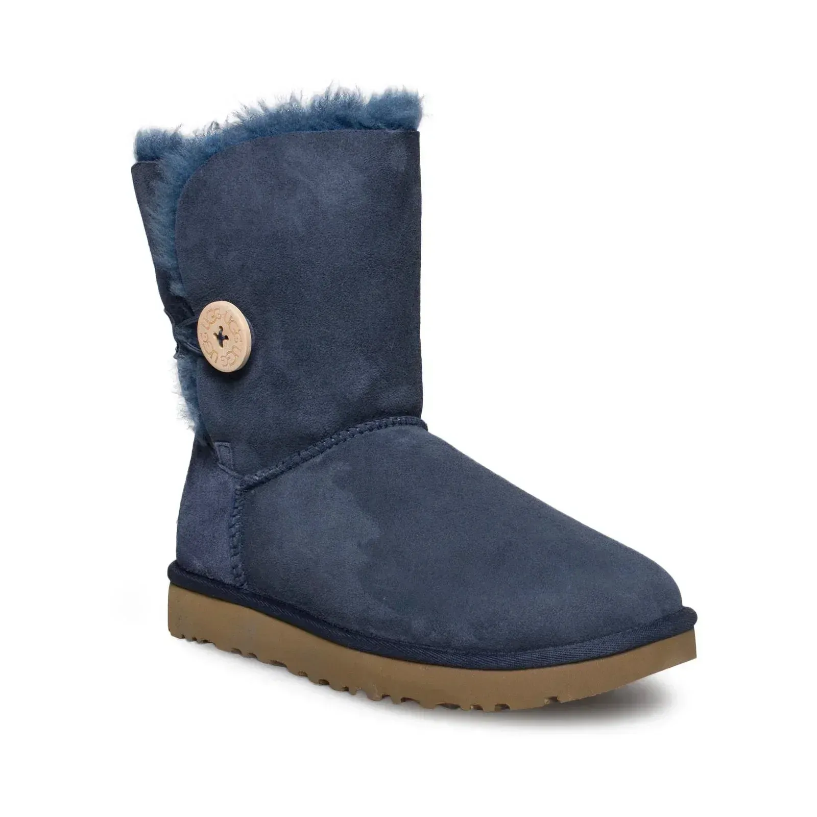 UGG Bailey Button II Navy Boots - Youth