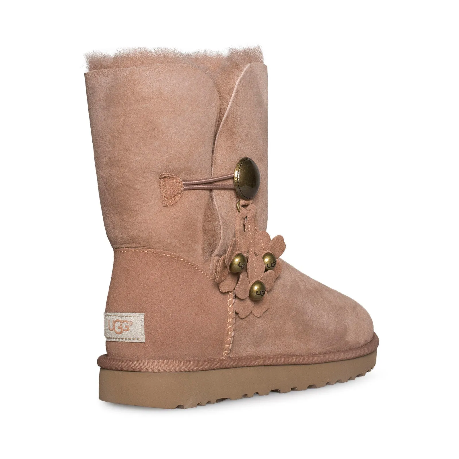 UGG Bailey Button II Poppy Sand Boots - Women's