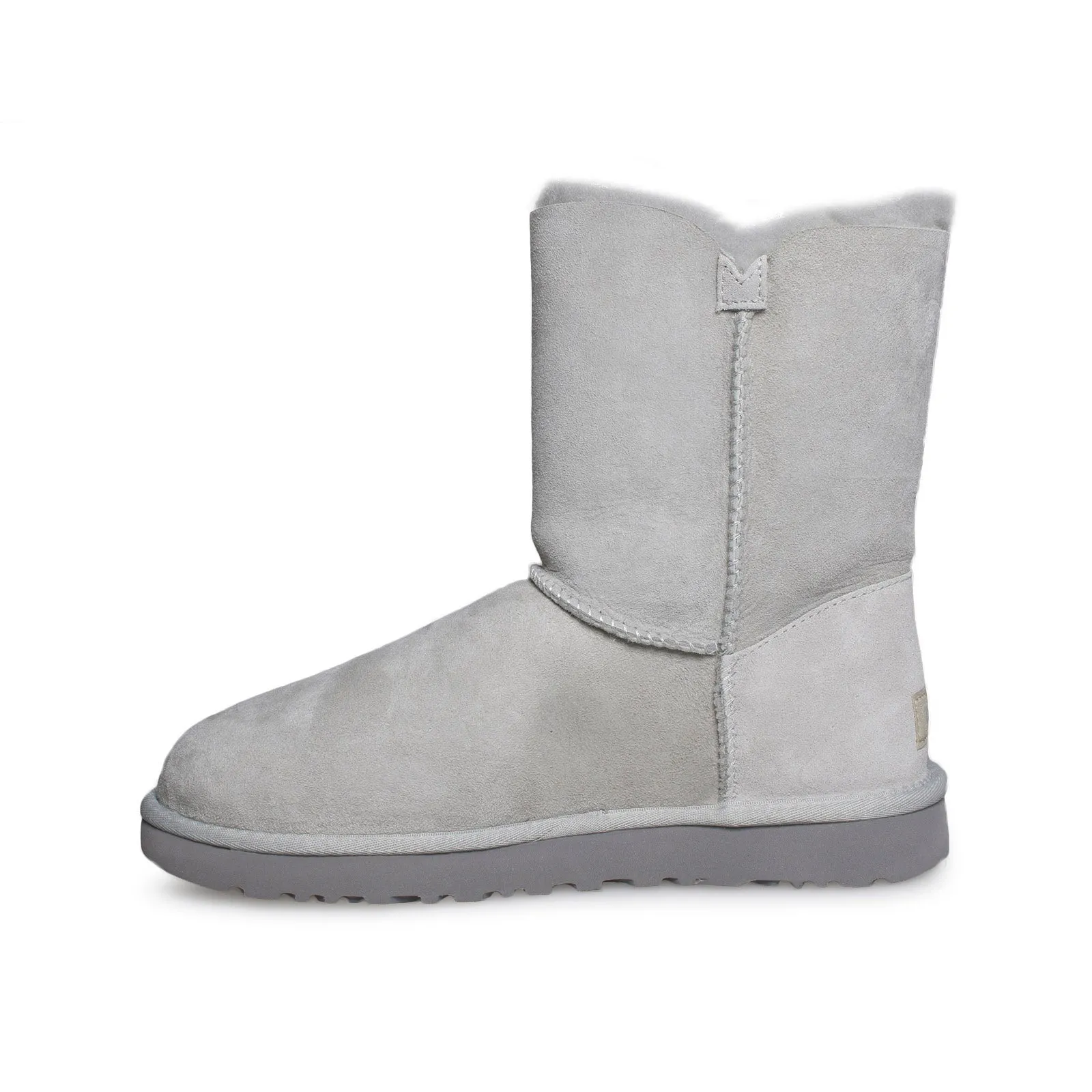 UGG Bailey Button Poppy Grey Violet Boots - Women's