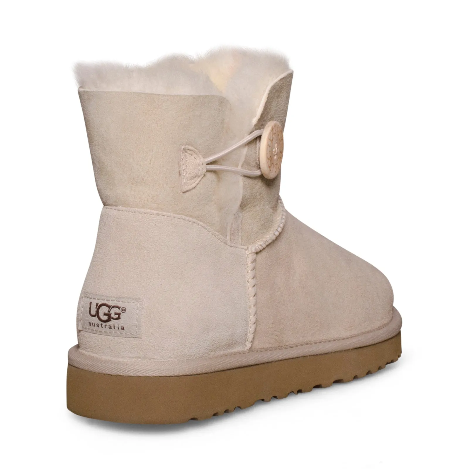 UGG Mini Bailey Button Sand Boots - Women's