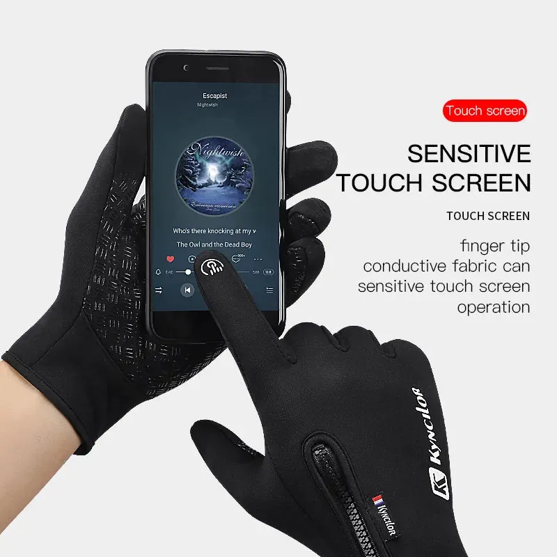 Unisex Touchscreen Winter Thermal Warm Cycling Bicycle Bike Ski Outdoor Camping Hiking Motorcycle Gloves Sports Full Finger