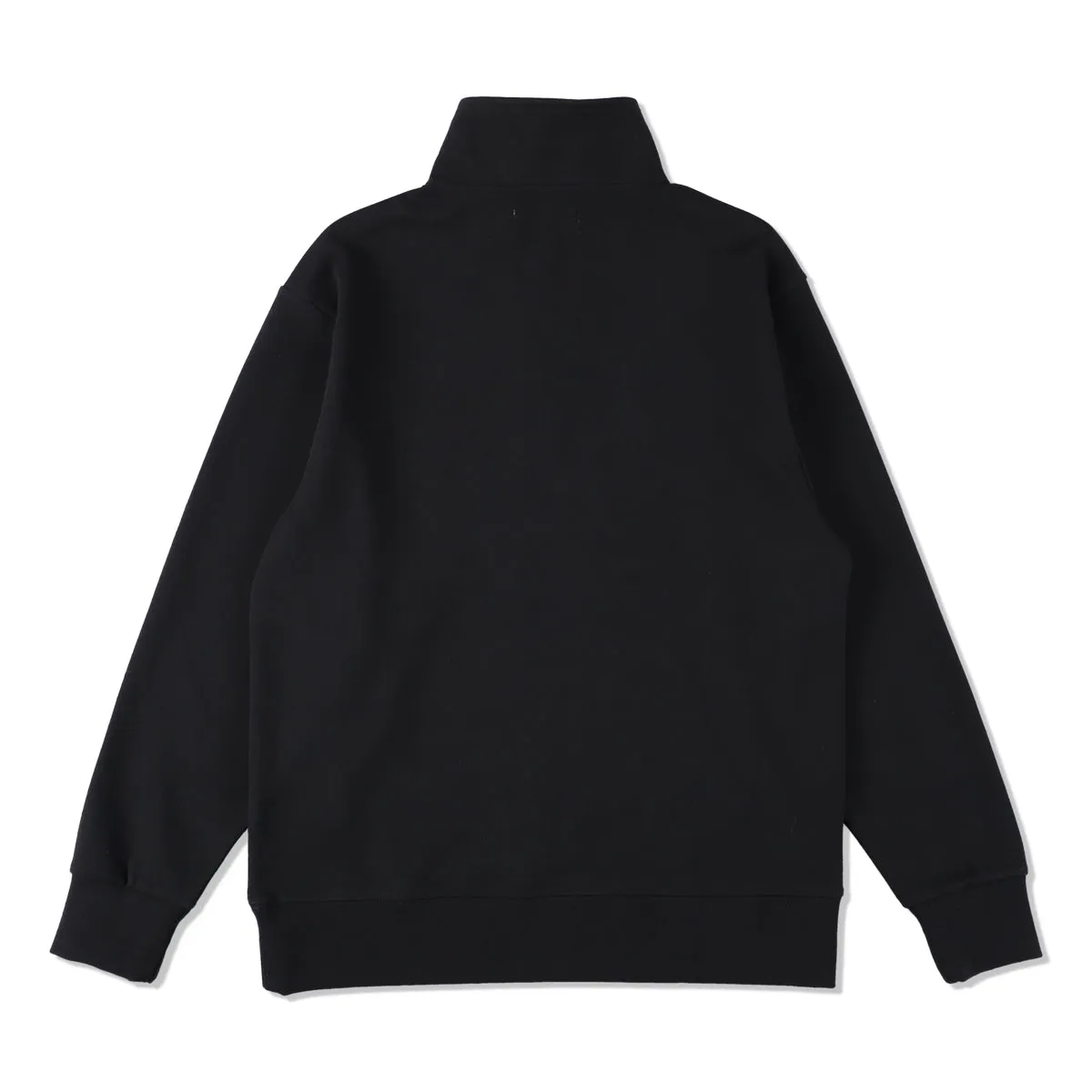 WDS-ES TECH BASIC HALF ZIP TOPS / BLACK_BASIC