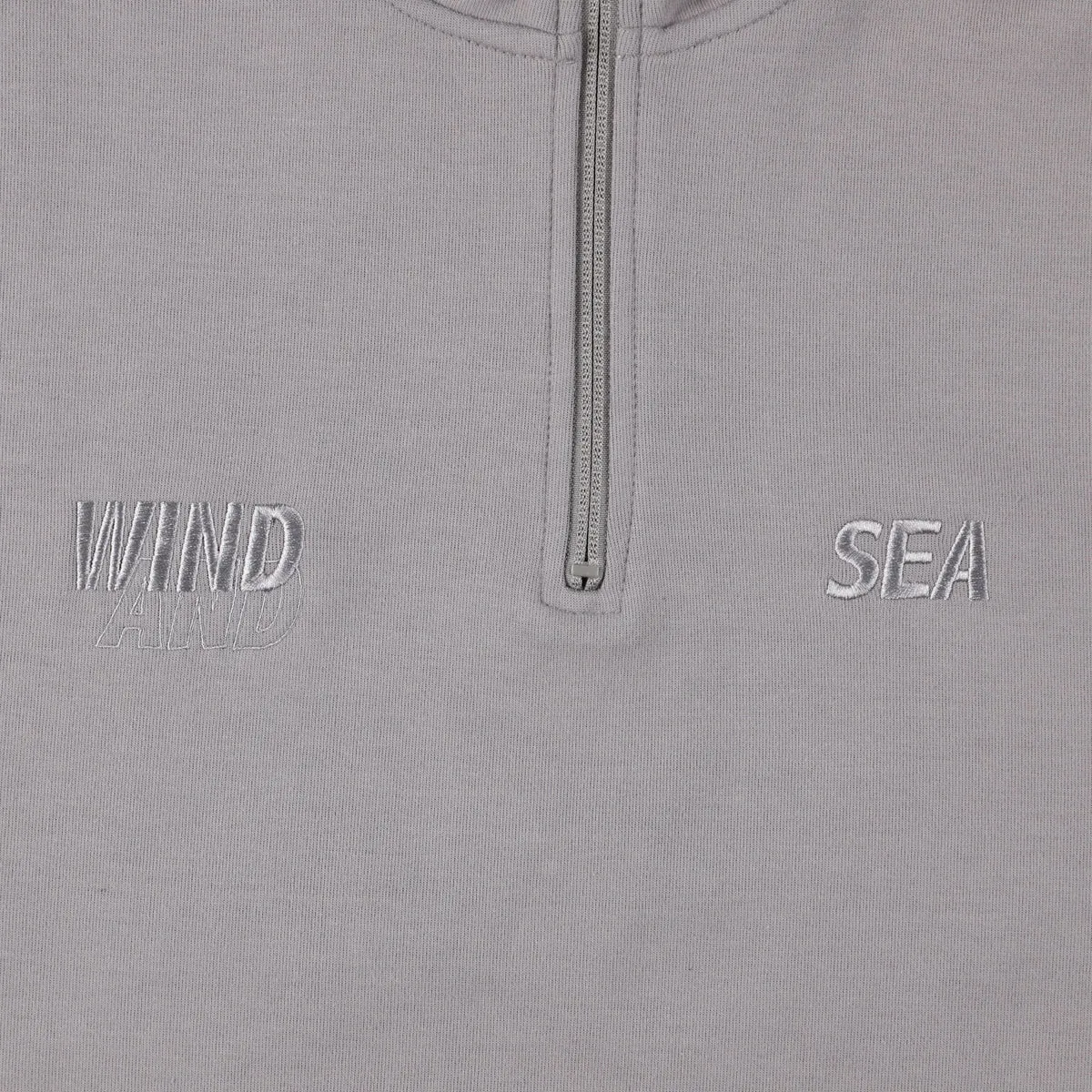 WDS-ES TECH BASIC HALF ZIP TOPS / CHARCOAL_BASIC