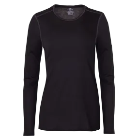 Women's Pepper Bi-Ply Crewneck - Black