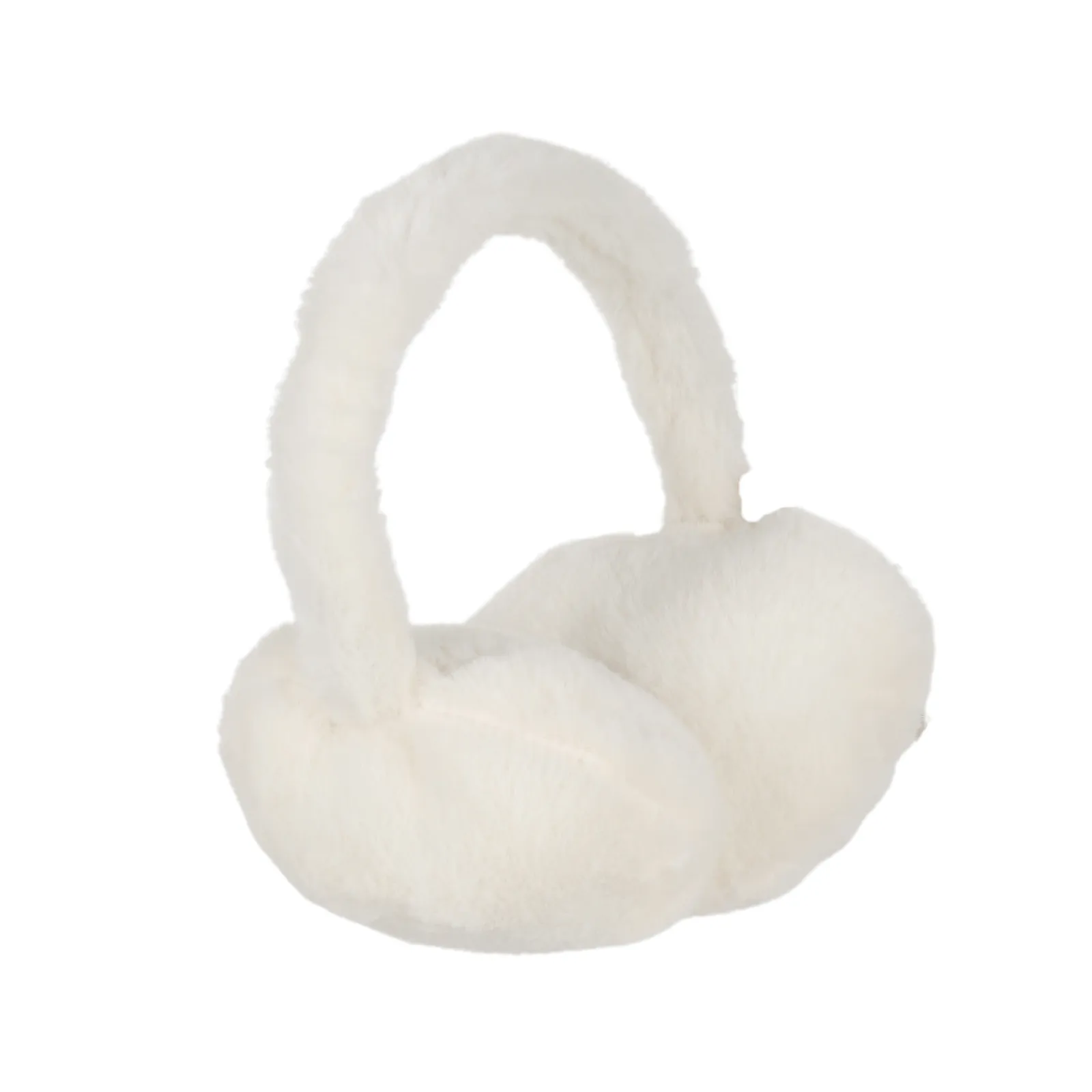 Womens Soft Plush Earmuffs Adjustable Headband Faux Fur Winter